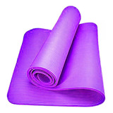 Colchoneta Yoga Mat 8mm Pilates Fitness Gym + Correa Color Lila