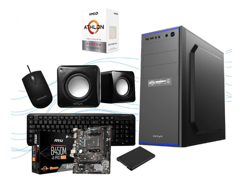 Pc Kelyx Amd Athlon 3000g 8 Gb Ssd 240 Gb