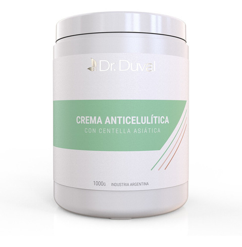 Crema Anticelulítica Con Centella Asiática X1000 Ml