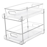 Organizador Transparente Multiusos Con Divisores, 1 Pc