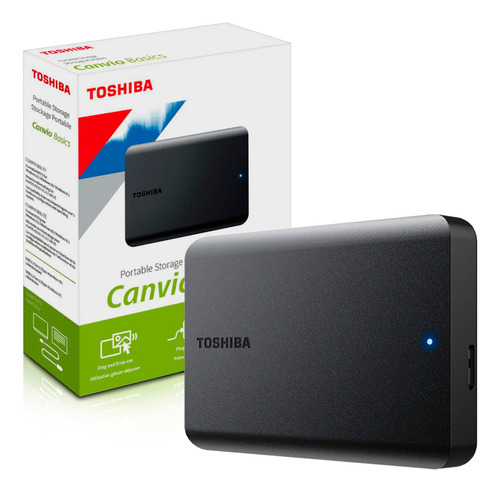 Hd Externo 4tb Usb 3.0 2,5 Canvio Basics Hdtb540xk3ca Toshiba