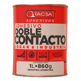 Cemento De Contacto Tacsa Adhesivo Hogar Industria X 1 Litro Pegamento Adhesivo De Contacto Tacsa Cemento De Contacto