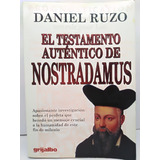 El Testamento Autentico De Nostradamus Daniel Ruzo Usado