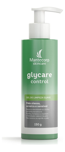 Gel De Limpeza Facial Glycare Control Suave 150g Mantecorp