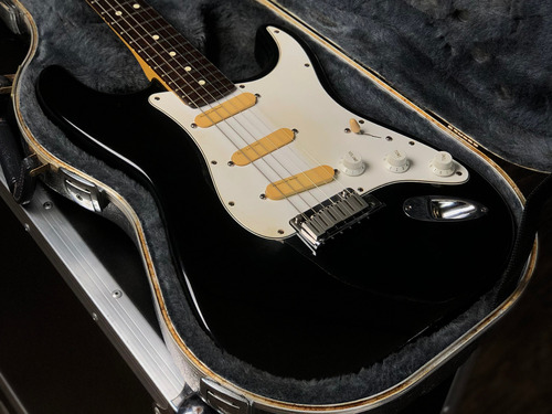 Fender Stratocaster Plus Black U.s.a 1993 Lace Sensor Gold