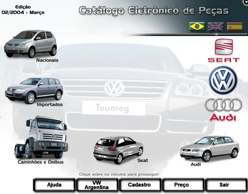 Catálogo Eletrônico De Peças Volkswagen Parati 1995 Ate 2004