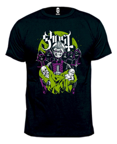 Remera Ghost Algodón Premium Peinado