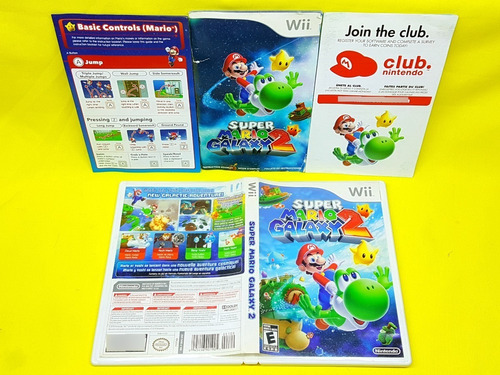 Super Mario Galaxy 2 Portada Manual Y Folleteria *sin Juego*