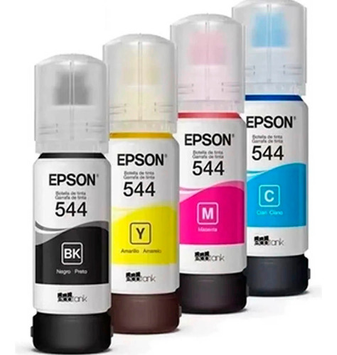 Tinta Epson 544 Original Pack 4 Colores