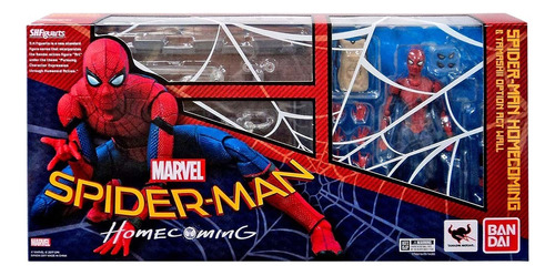 Sh Figuarts Spider-man Homecoming & Tamashii Option Act Wall