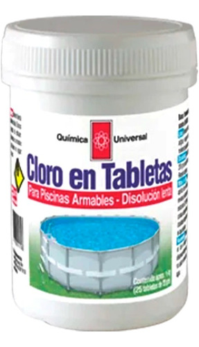 Cloro En Tabletas 20gr Pote 1 Kg Química Universal