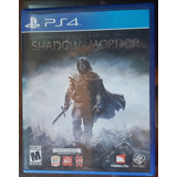 Middle Earth Shadow Of Mordor Ps4 Fisico(usado)