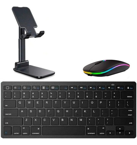 Teclado + Suporte+ Mouse + Capa Tpu Para iPad Air 5ª Geração