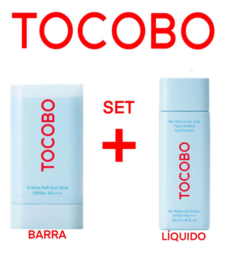 Tocobo Kit De Protectores Solares Sun Cream Y Sun Stick 