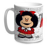 Taza De Mafalda Personalizada En Polimero Plastico