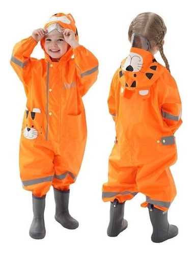 Traje De Poncho Impermeable For Niños