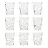 Vaso Whisky Vidrio Diamante Cristar 300ml Labrado X12 Velas