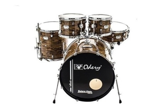Shell Pack Bateria Acústica Odery Inrock Gold Tiger Bumbo 20