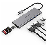 Usb C Multi Port Hub Con 4k Hdmi 3 Usb 3 0 Sd Micro Sd ...