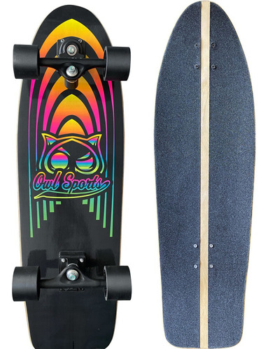 Skate Simulador De Surf Owl Sports Retrowave