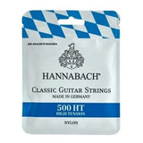 Cuerdas Para Guitarra Clásica Nylon Alta Tensión Hannabach