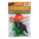 Set Juguetes Dinosaurios Para Niños Figura Maqueta 3 Piezas