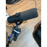 Microfone Podcast Shure Sm Sm7b Dinâmico Cardioide Preto