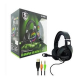 Audifono Pc Gamer Headset Ig-7900, Con 2 Plug 