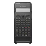 Calculadora Cientifica Casio Fx-82ms-2 Profesional Universitario Con Tapa Carcasa Negra Pantalla De Alta Resolución 240 Funciones