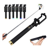 Selfie Stick Monopod Con Cable Aux 3.5mm Soporte Cel