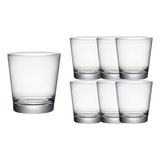 Set X6 Vasos Vidrio Dof 360 Cc Sestriere Bormioli Color Flint