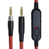 Cable De Audio Mjkor Para Audífonos Hyperx Cloud Mix -rojo