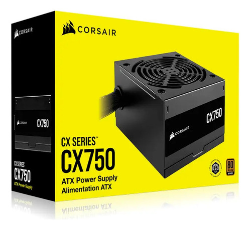 Fuente De Poder Corsair Cx750 750w Certificada 80+ Bronze 