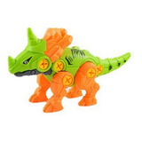 Juguete Armable Dinosaurio Triceraptos Armatodo Naranja
