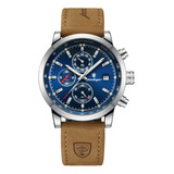 Reloj Elegante Para Hombre Análogo Cronógrafos Original