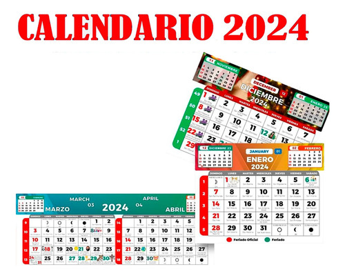 Calendario 2024 Santoral Bimestral Archivo Digital Editable