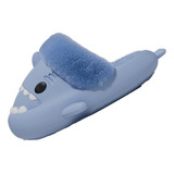 Chanclas De Tiburón De Algodón Azules, Impermeables Y
