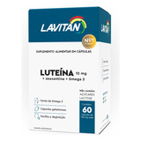 Lavitan Visão 60 Capsulas Com Luteína E Rico Em Omega 3 