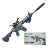 Rifle M416 De Hidrogel 1:1 Tik Tok Tipo Gotcha Mira + Regalo