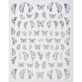 Sticker Magickur Mariposa Plata 870