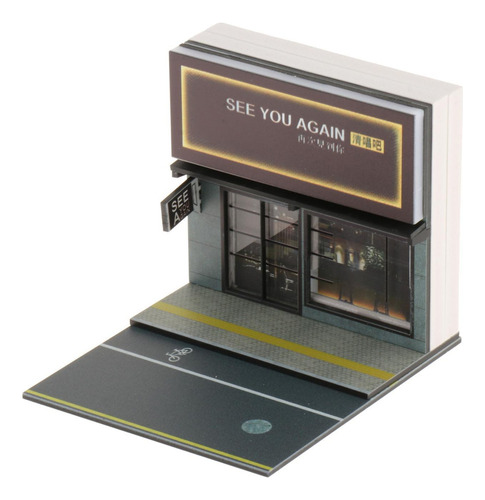 Minibar Con Decoración En Forma De Diorama Para Estacionamie