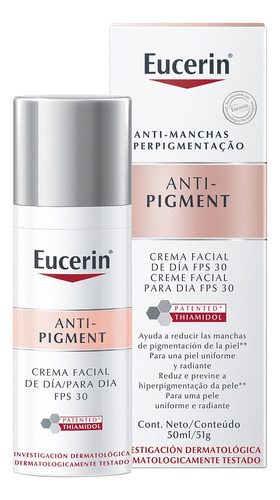Eucerin Anti-pigment Crema Dedía Anti-manchas Fps30 50ml