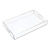 Bandeja Acrílico Lavabo 30 X 10 X 5 - Clean - Envio Imediato