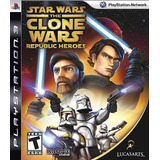Jogo Ps3 Star Wars The Clone Wars: Republic Heroes Físico