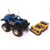 Monster Truck Y Carro De Carreras 1:36