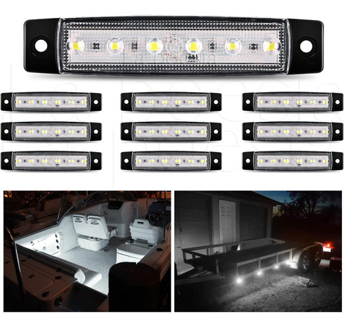 20 Lateral Led Luces De Marcador Para Camión Remolque 12/24v