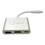 Adaptador Usb C P Notebook Com Saídas Hdmi Usb Tipo C Lt-165