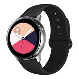 Malla Silicona Deportiva Para Smart Watch 20mm Color Negro