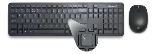 Kit Microsoft Teclado Mouse Bluetooth Desktop Original Abnt2