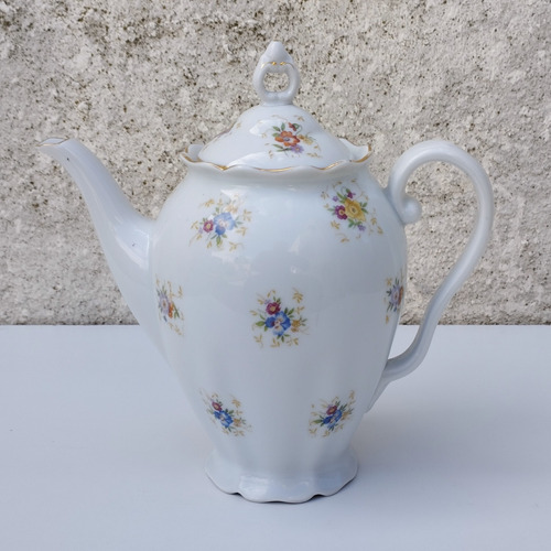 Tetera Porcelana Antigua Checoslovaca H&c Sellada Leer